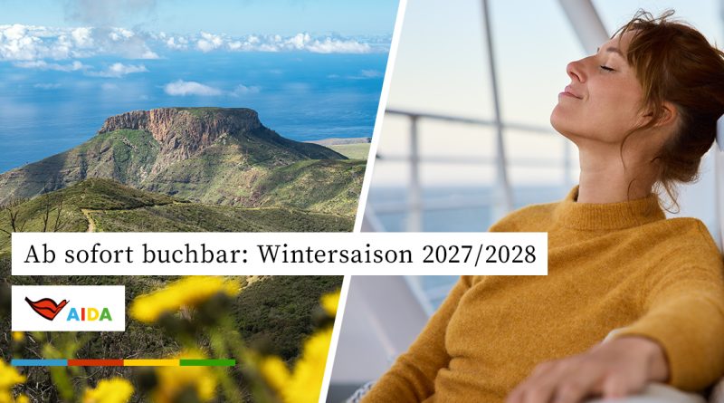 AIDA Buchungsstart 2027/2028 Winter