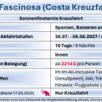 Costa Fascinosa Sonnenfinsternis 30Jul27