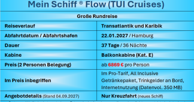 MS Flow TA und Karibik 220127