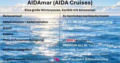 AIDAmar Karibik Amazonas 051127